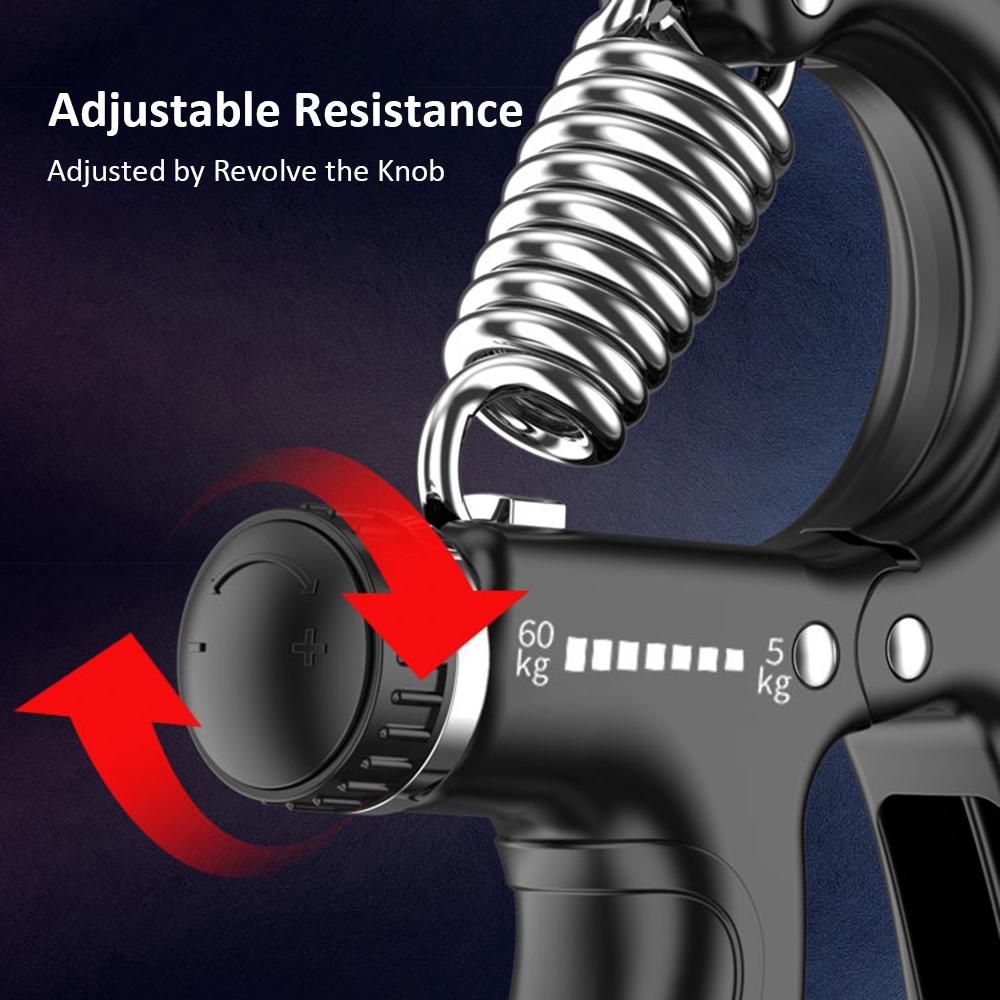Adjustable Hand Grip Strengthener -10kg To 60kg Resistance .