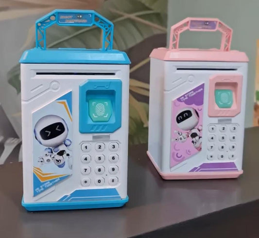 Kids Piggy Bank Password Protection Automatic Saving Bank Toy