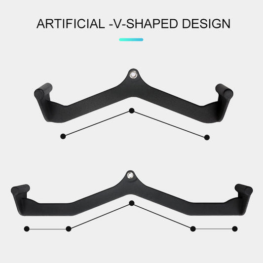 Mag Grip Set of 5 LAT Pull Down Bar for Cable Machine, LAT Pulldown Attachments T Bar V Bar Cable Attachment, Back Tricep Bar Strength Training Handle
