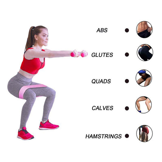 3 Set Fabric Resistance Bands