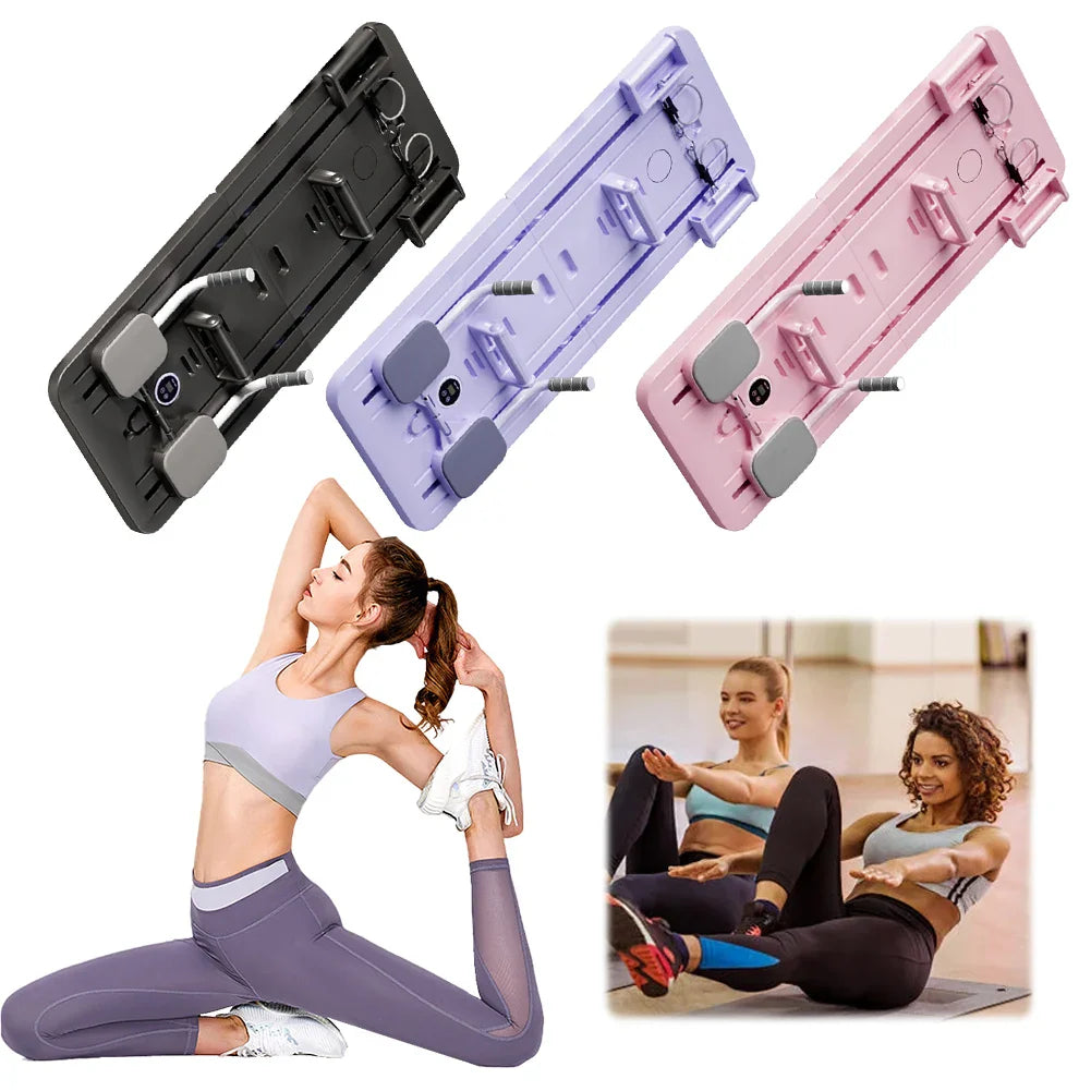 Foldable Pilates Board Reformer 4 in 1 Multifunctional Core Exercise Set Ab Trainer
