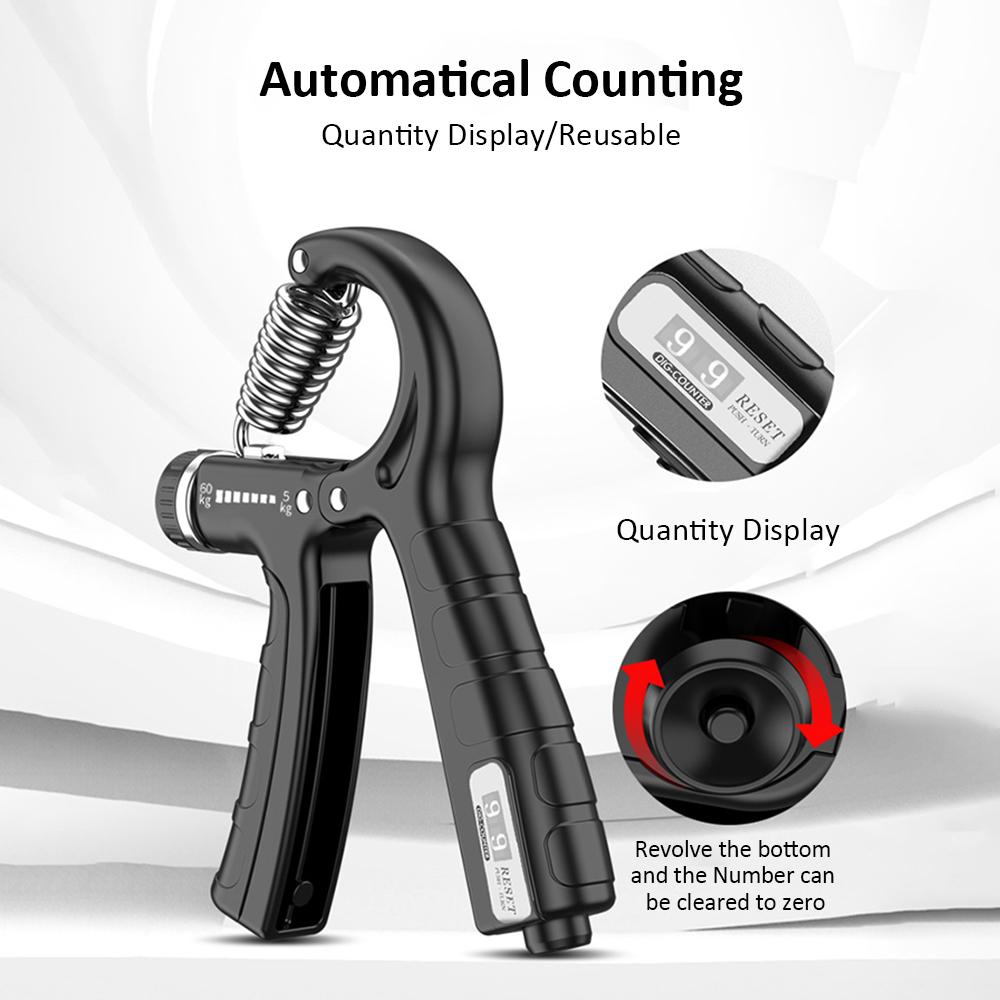 Adjustable Hand Grip Strengthener -10kg To 60kg Resistance .