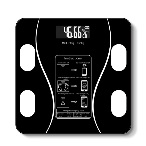 Bluetooth Smart Body Scale Weighing Machine.