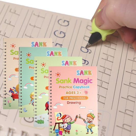 4Pieces Writing Practice Magic Copy Books